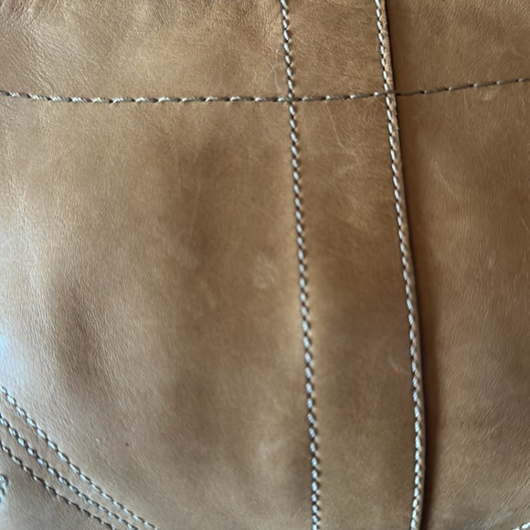 Coach Soho Small Leather Tan Heather Hobo Shoulder Bag With Stitching. - Picture 13 of 16